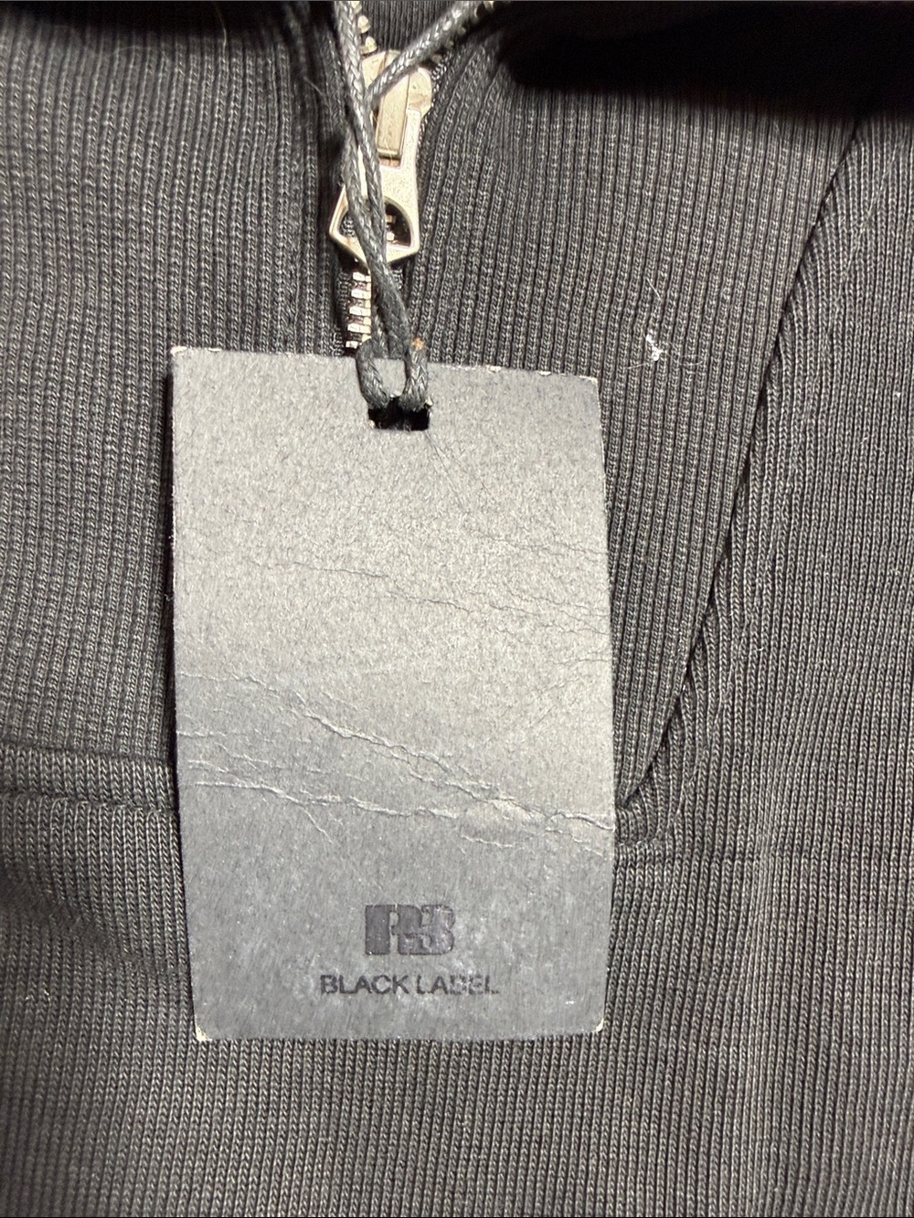 Pull&Bear Black Label Men's Black Half-Zip Sweater - Picture 4 of 9
